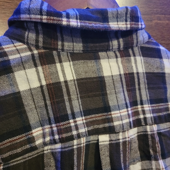 Croft & Barrow Plaid Front Button Shirt - Picture 9 of 11